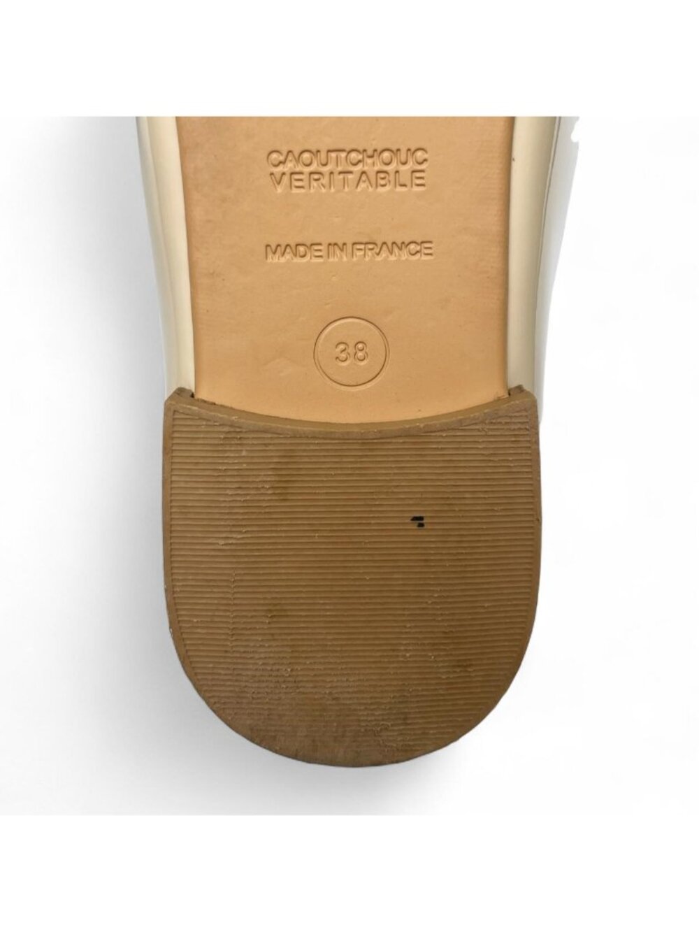 Repetto Cendrillon Patent Leather Ballet Flats in “Sand” - Size 38 EU/Size 7 US - Picture 3 of 5